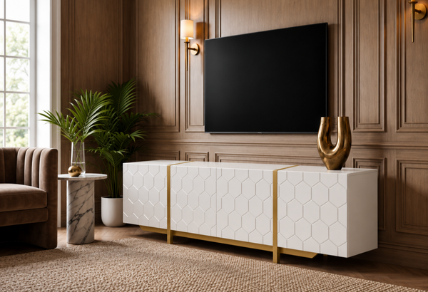 Introducing the Honeycomb Collection: Statement Furniture in Black & White