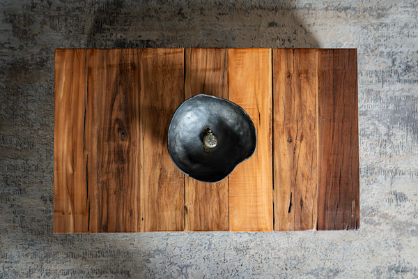 Organic Living Recycled Wood Beam Coffee Table in Natural 100cm