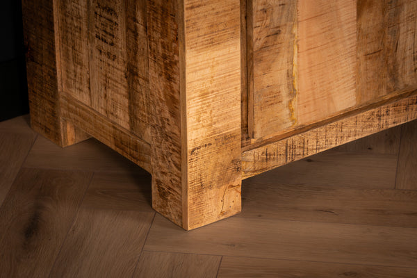 Woodland Mango Wood Sideboard 174 cm Natural