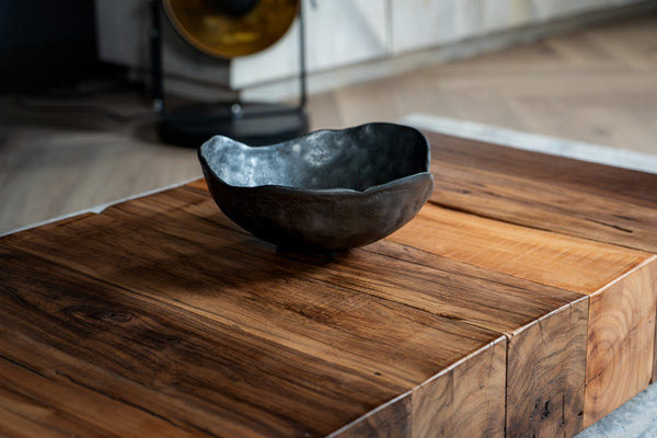 Organic Living Recycled Wood Beam Coffee Table in Natural 100cm