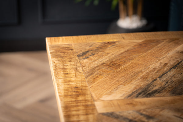 Artwood Home Mango Wood Industrial Dining Table 200 cm