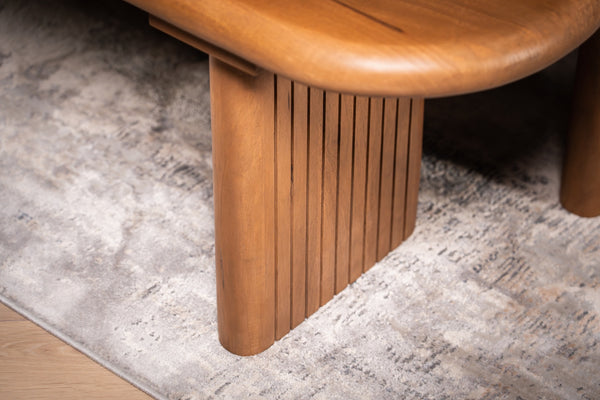 Como Solid Mango Wood Bench in Natural 160cm