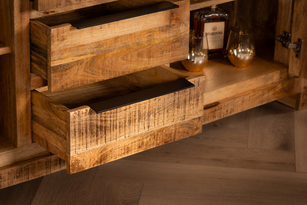 Woodland Mango Wood Sideboard 174 cm Natural