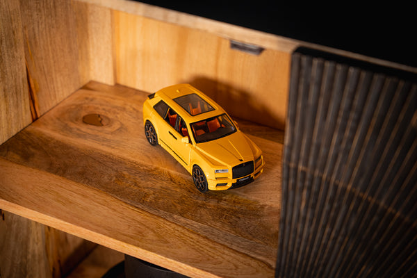 Sunset Handmade Solid Mango Wood Highboard Black 100 cm