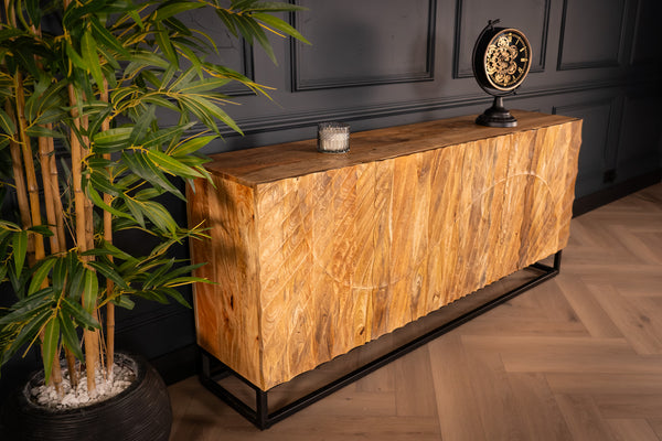 Scorpion Mango Wood Natural Brown Sideboard 177 cm