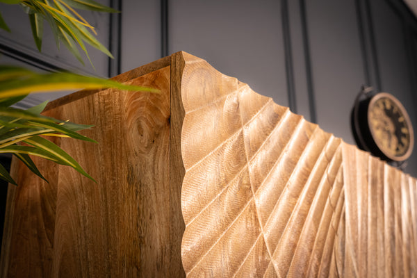 Scorpion Mango Wood Natural Brown Sideboard 177 cm