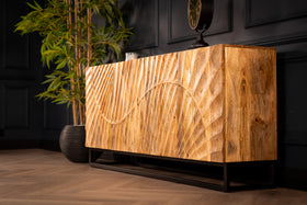 Scorpion Mango Wood Natural Brown Sideboard 177 cm