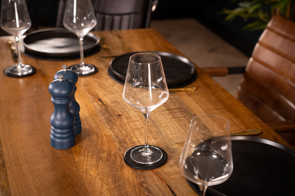 Galaxie Solid Mango Wood Industrial Dining Table with Star Shaped Frame 160 cm