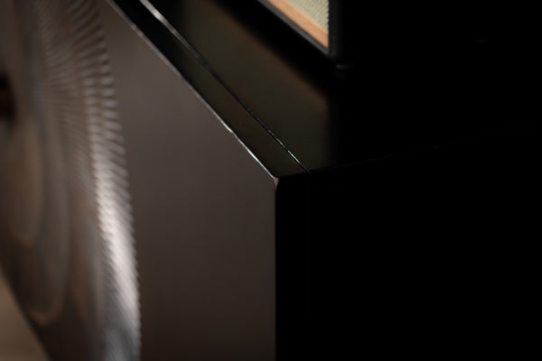 Sunset Handcrafted Solid Mango Wood Black Sideboard 177 cm 2.0