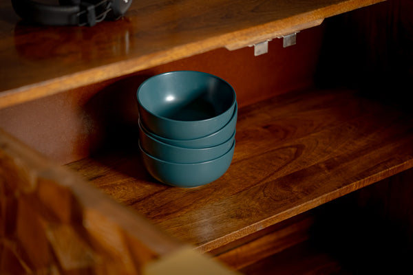 Wooden Gem Art Deco Solid Mango Wood Sideboard with Golden Frame 145 cm