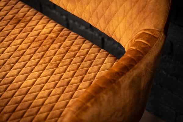 Glamour Elegant Mustard Yellow Velvet Bench with Black Coated Legs 160 cm