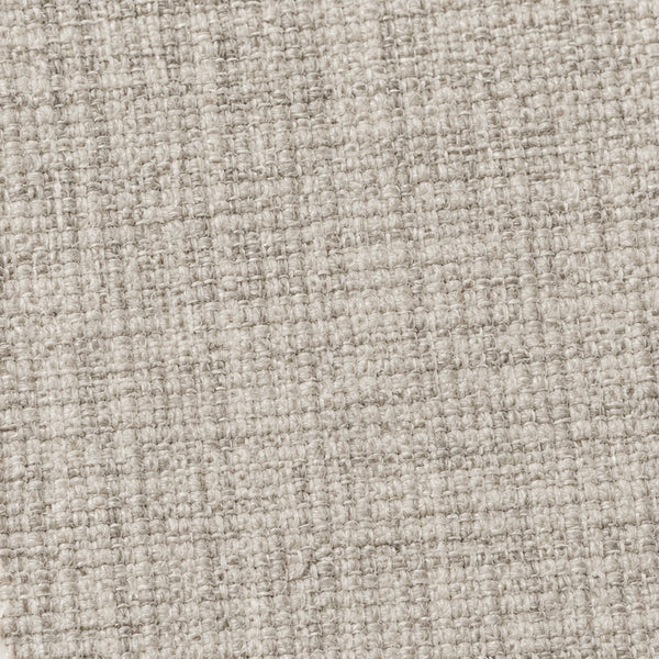 Oatmeal Textured Upholstered Dining Armchair - Lyon
