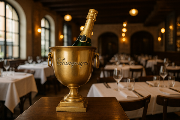 Elegant Champagne Gold Cooler 40 cm