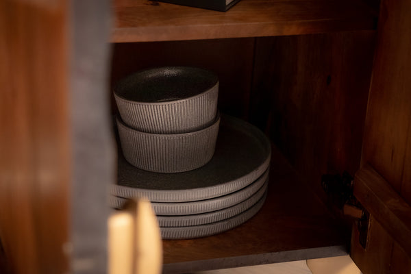 Sunset Handcrafted Solid Mango Wood Black Sideboard 177 cm 2.0