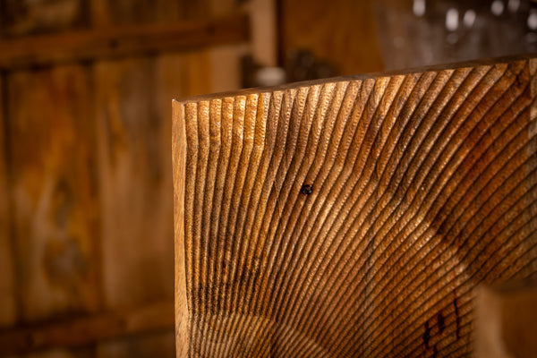 Sunset Solid Mango Wood Floating TV Unit in Natural Brown 180cm