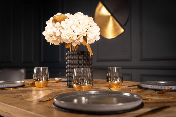 Artwood Home Mango Wood Industrial Dining Table 160 cm