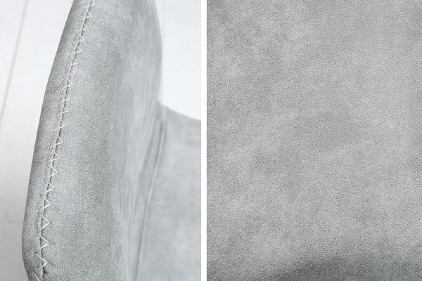 Amsterdam Classic Retro Design Stone Grey Chair x 4