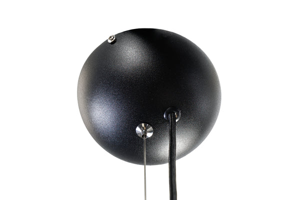 Studio Industrial Style Design Black Gold Leaf Hanging Lamp 55 cm