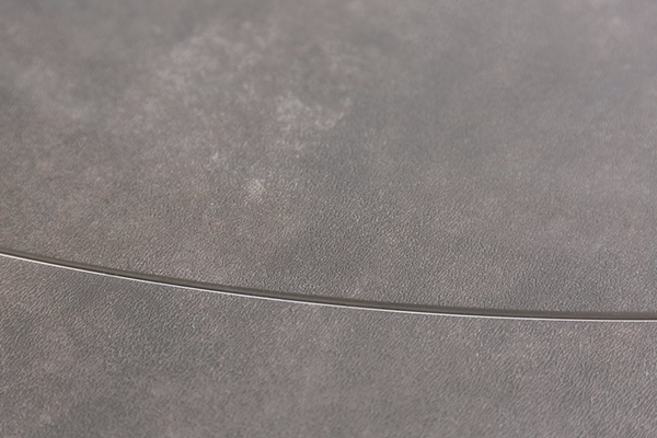 Inception Extendable Dining Table 130-190 cm in Anthracite Look Ceramic Rotating