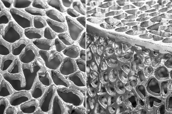 Filigree Design Leaf Silver Handmade Coffee Table 80 cm