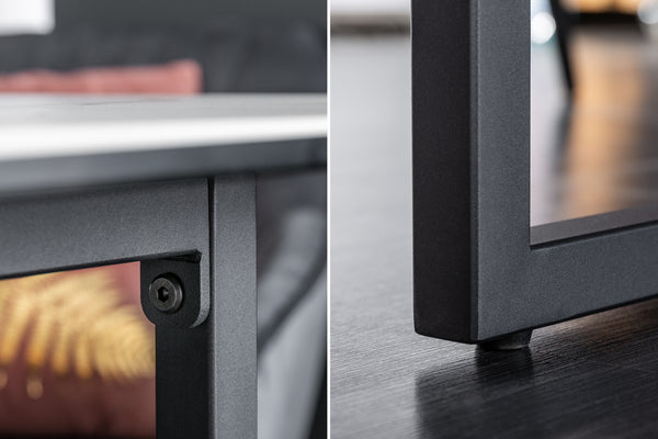 Symbiose Modern Ceramic Dining Table in Marble Look 200 cm