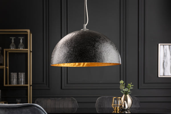 Glow Elegant Design Hanging Black Gold Lamp 50 cm