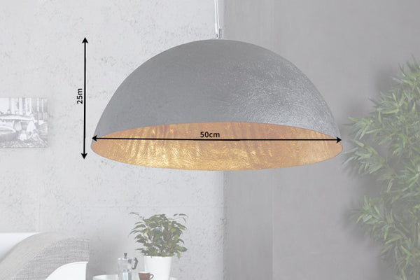 Glow Elegant Design Hanging Black Gold Lamp 50 cm