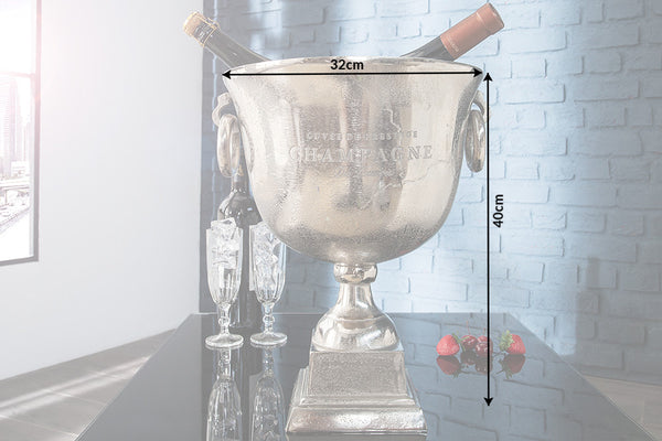 Elegant Champagne Silver Cooler 40 cm