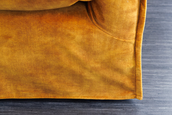 Heaven Large Yellow Mustard Three Seater Sofa with Washable Cover Couch 210 cm