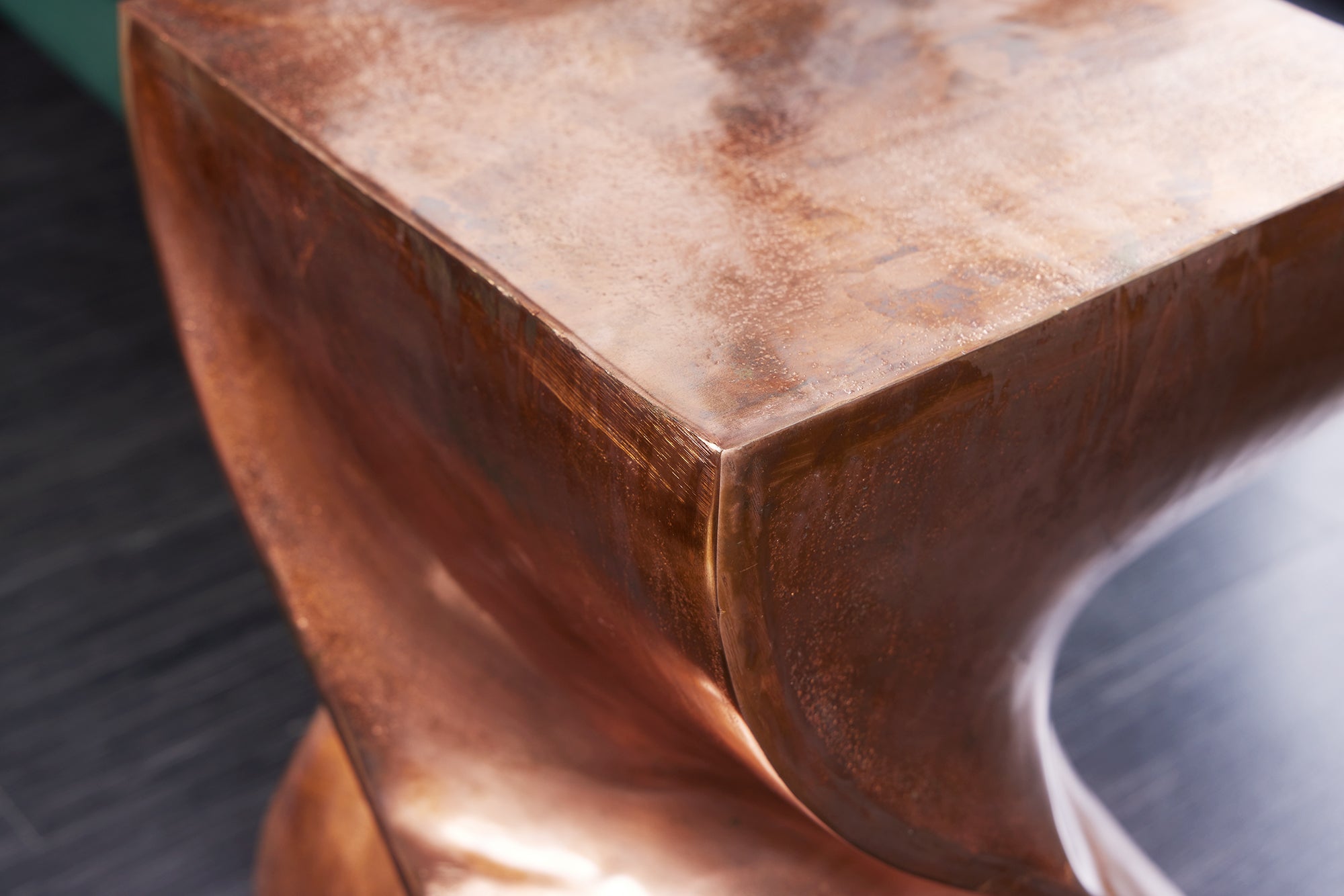 18+ Hammered Copper Dining Table